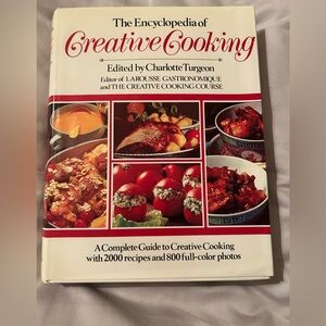 Vintage 1985 Encyclopedia Of Creative Cooking Hardcover Excellent Condition